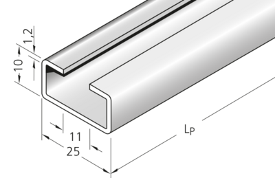 Assembly profiles C profile